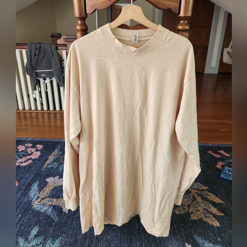 LA APPAREL Garment Dye Mockneck Dress